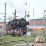 BR 50 bei Paradefahrt